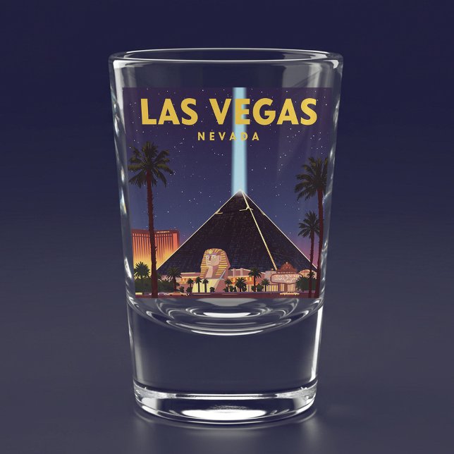 Vintag Las Vegas Nevada Schnapsglas (Von Creator hochgeladen)