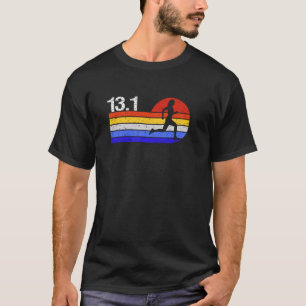 Vintag laufen 13.1 Halbmarathon läuft Halbmarathon T-Shirt