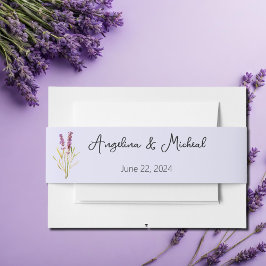 Vintag Lavendel Einladungsbanderole
