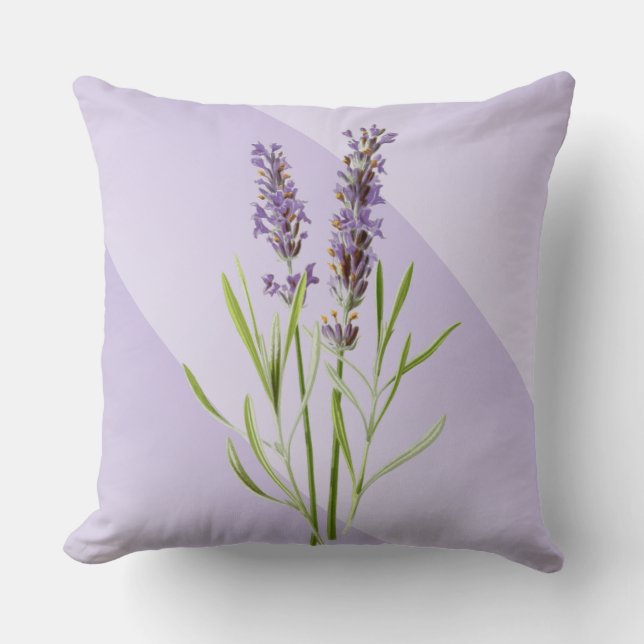 Vintag Lavendel Kissen (Vorderseite)