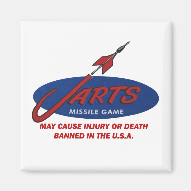 Vintag Lawn Jarts Magnet (Vorne)