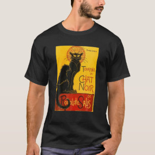 Vintag Le Chat Noir Black Cat Paris T-Shirt