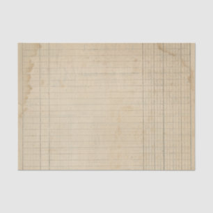 Vintag Ledger Seidenpapier