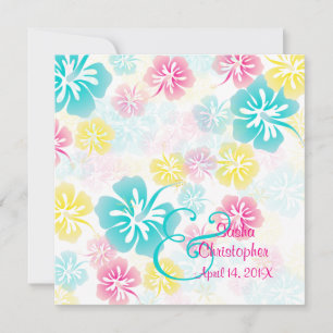 Vintag/Leis/Luau/HibiscusEinladung Hochzeit Einladung