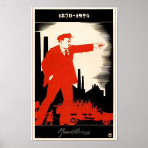 Vintag Lenin Poster