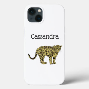 Vintag Leopard Cheetah Gepunktete Katze Zeichnend Case-Mate iPhone Hülle