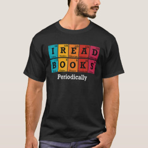Vintag lese ich regelmäßig Buch Science Lover T-Shirt