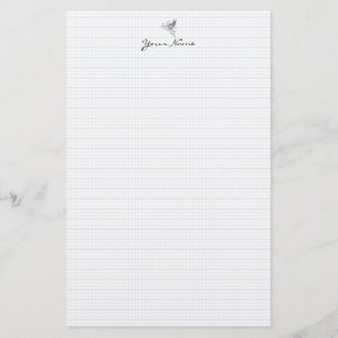 Vintag Letter Press Griffin Line Art Briefpapier