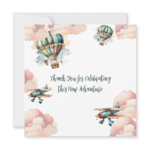 Vintag Ließ die Adventure Begin Baby Boy Dusche