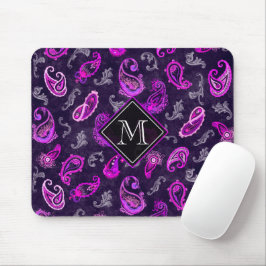 Vintag Lila Paisley Mousepad