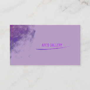 Vintag Lilac Grunge Smudge Visitenkarte