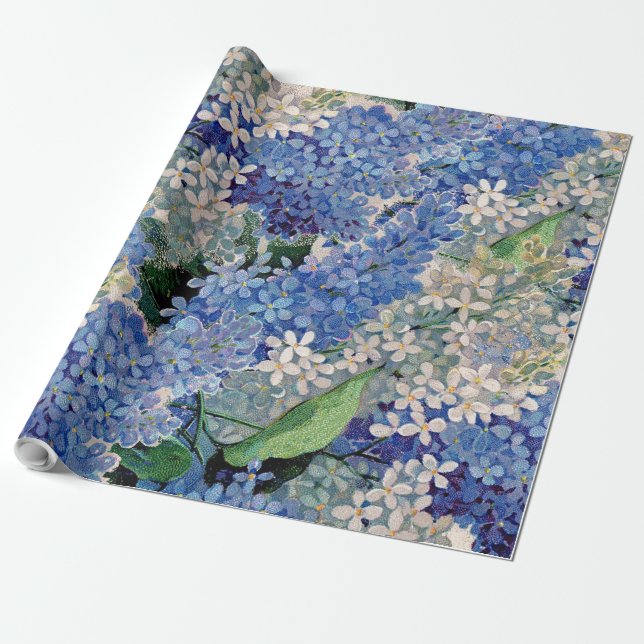 Vintag Lilacs Geschenkpapier (Ungerollt)