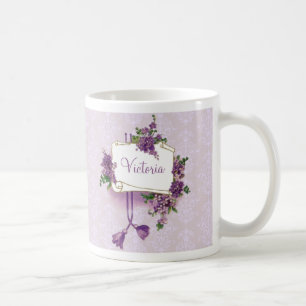 Vintag Lilacs Personalisiert Tasse