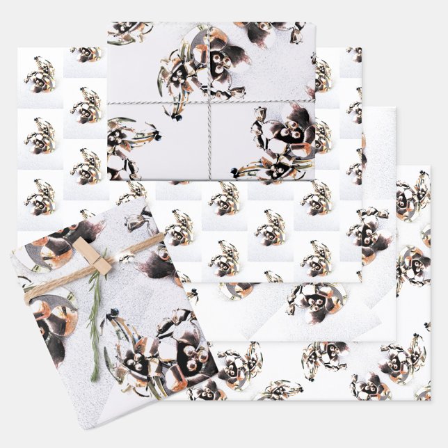 Vintag Lily Brooch Geschenkpapier Set (Von Creator hochgeladen)