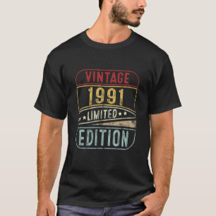 Vintag Limited Edition 1991 Women Men 31St Birthd T-Shirt