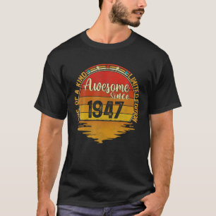 Vintag Limited Edition Phantastisch seit 1947 75th T-Shirt