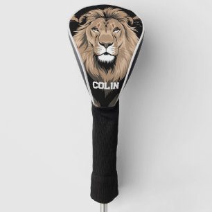 Vintag Lion Portrait Golf Headcover