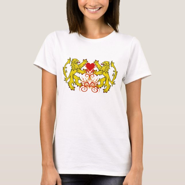 Vintag Lion Rampant T-Shirt (Vorderseite)
