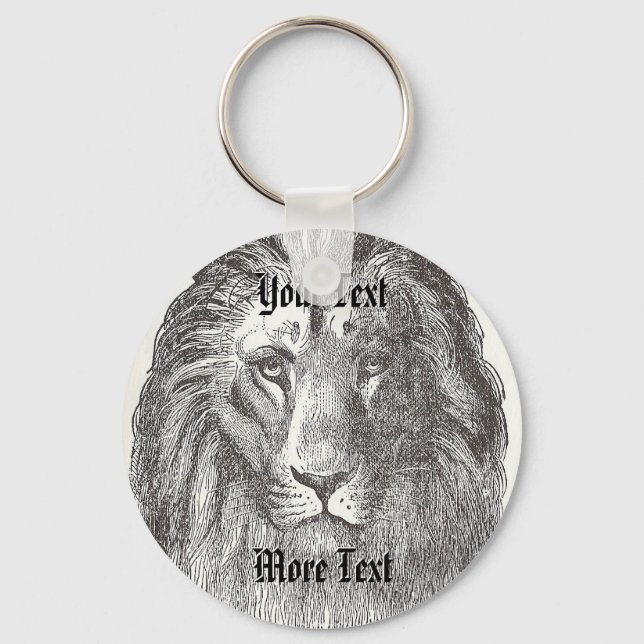 Vintag Lion Schlüsselanhänger (Vorderseite)