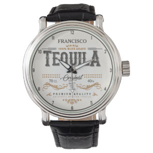Vintag Liquor Personalisiert mexikanische Tequila  Armbanduhr