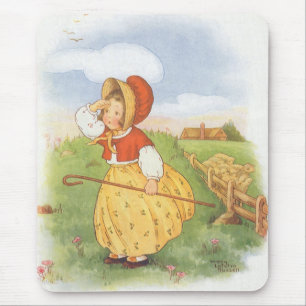 Vintag Little Bo Peep Mutter Gänse Kinderzimmer Rh Mousepad