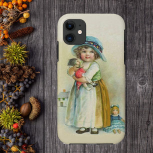 Vintag Little Girl Chubby Cheeks Hat Dolls Case-Mate iPhone Hülle