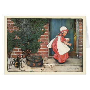 Vintag Little Miss Muffet Spider Kinderzimmer Rhym