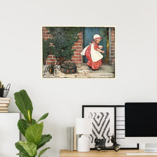 Vintag Little Miss Muffet Spider Kinderzimmer Rhym Poster