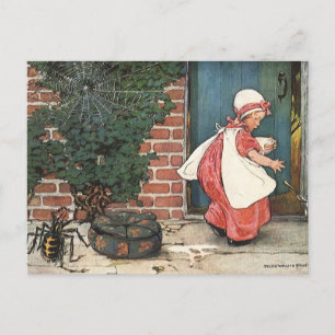 Vintag Little Miss Muffet Spider Kinderzimmer Rhym Postkarte