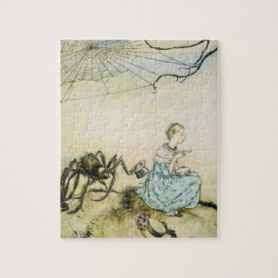 Vintag Little Miss Muffet von Arthur Rackham Puzzle