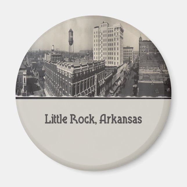 Vintag Little Rock Arkansas Magnet (Vorne)