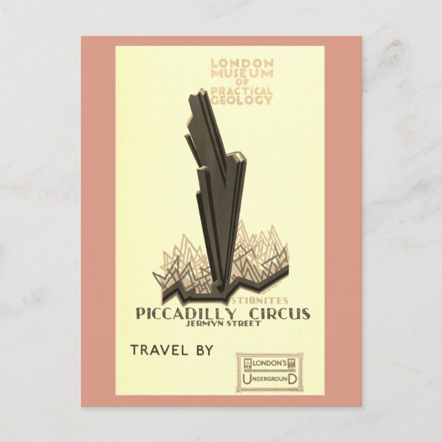 Vintag London England British Museum Travel Postkarte (Vorderseite)