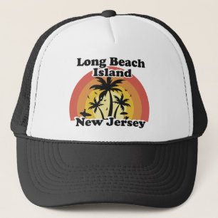 Vintag Long Beach Island New Jersey Truckerkappe