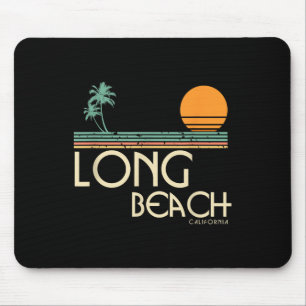 Vintag Long Beach Kalifornien Mousepad