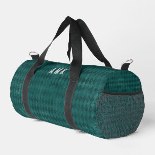 Vintag Look Aquamarin Harlequin Monogram Duffle Bag
