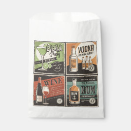 Vintag Look Bar Drink Tiles Geschenktütchen