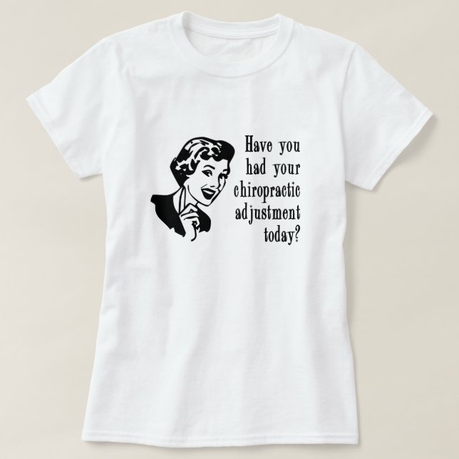 Vintag-Look Chiro Ad T-Shirt (Design vorne)