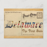 Vintag Look Delaware Old Postcard