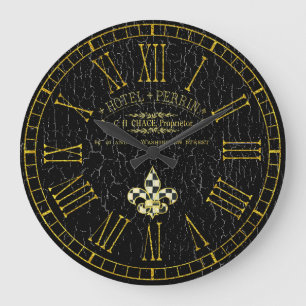 Vintag Look French Hotel Große Wanduhr