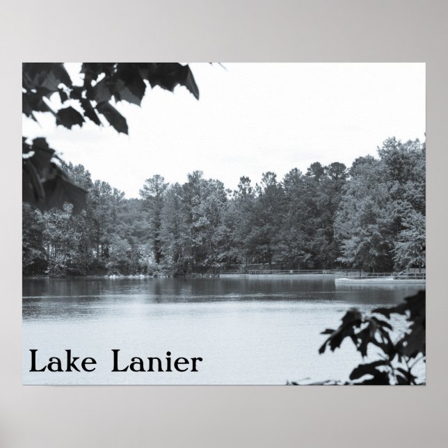Vintag Look Lake Lanier Poster (Vorne)
