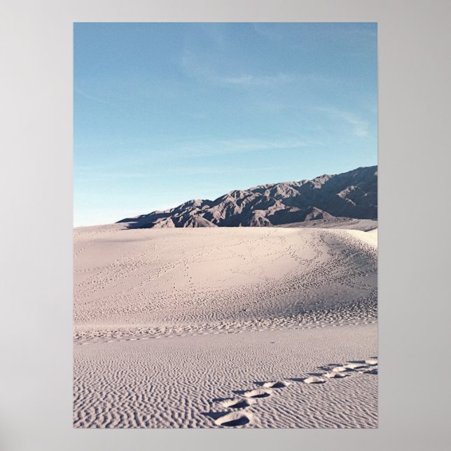 Vintag Look Toath Valley Sand Dunes Poster (Vorne)