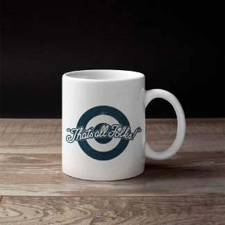 Vintag LOONEY TUNES™ "DAS SIND ALLE FOLKS!™" Jumbo-Tasse