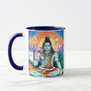 Vintag Lord Shiva Spiritual Yoga Tasse
