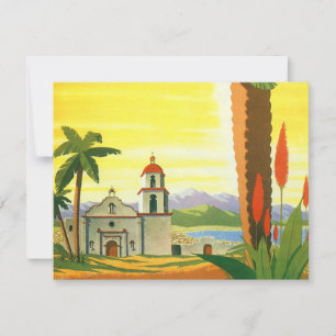 Vintag Los Angeles, Mission Kaliforniens mit Palm