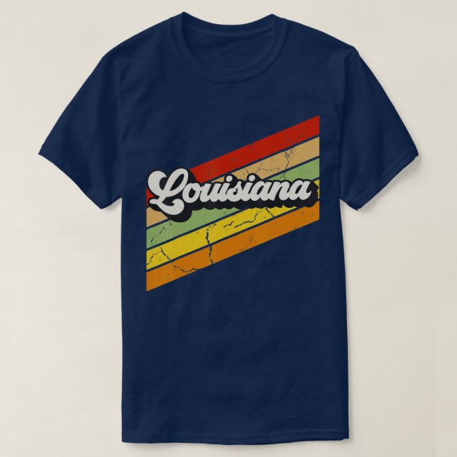 Vintag Louisiana 80er Retro T-Shirt (Design vorne)