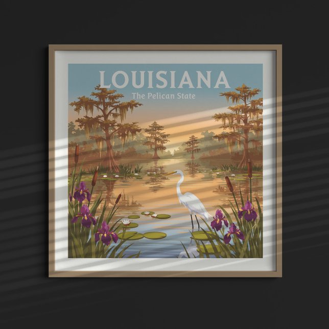 Vintag Louisiana Poster (Von Creator hochgeladen)