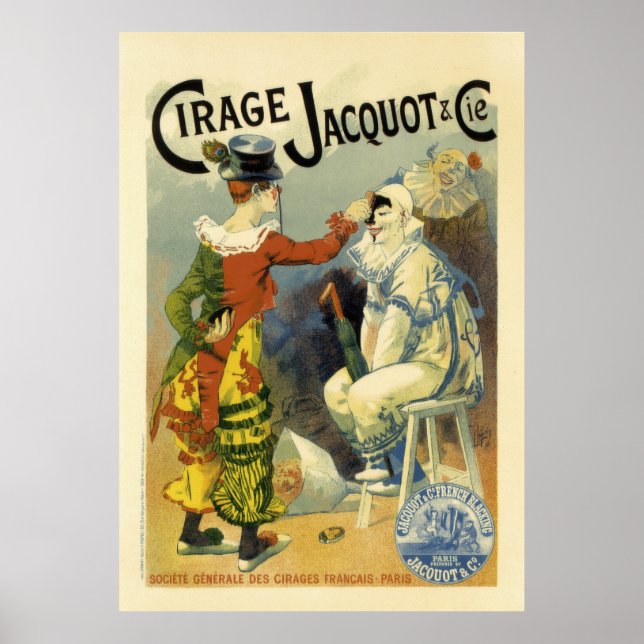 Vintag Lucien Lefévre Werbung Poster (Vorne)