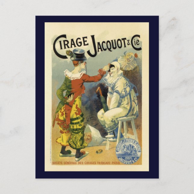 Vintag Lucien Lefévre Werbung Postkarte (Vorderseite)