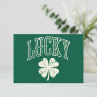 Vintag Lucky Clover St Patrick's Day