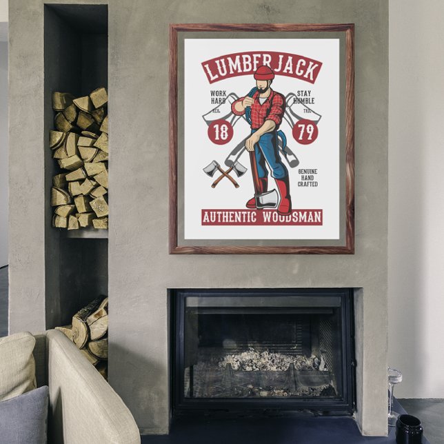 Vintag Lumberjack Poster (vintage lumberjack poster)